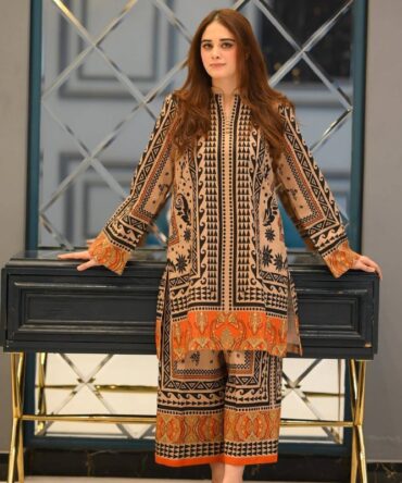 Pehnava Style Pure Natural Crepe With Digital Print Co-Ord Set