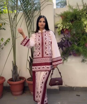 Pehnava Style Pure Malai Satin With Digital Print Co-Ord Set