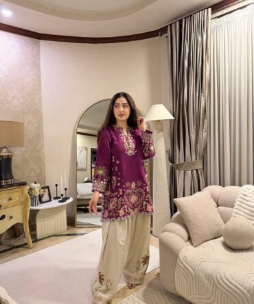 Sonali Heavy Embroiderd Farshi Salwar Set