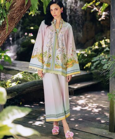 Pehnava Style Pure Natural Crepe With Digital Print Co-Ord Set