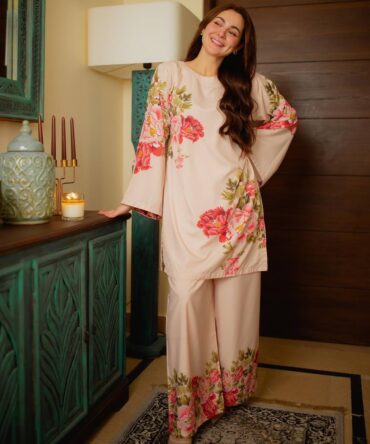 Pehnava Style Pure Natural Crepe With Digital Print Co-Ord Set