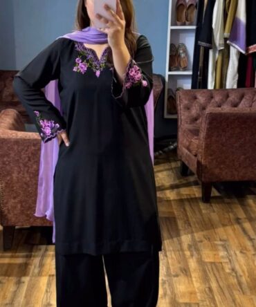 Pehnava Style Heavy Riyon Silk With Embroidery Work Kurtie Farshi Palazzo & Dupatta