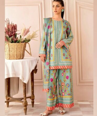 Pehnava Style Pure Natural Crepe With Digital Print Co-Ord Set