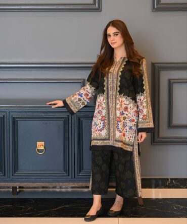 Pehnava Style Pure Natural Crepe With Digital Print Co-Ord Set