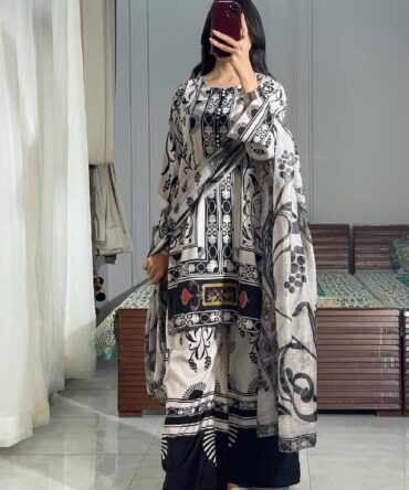 Pehnava Style Pure Natural Crepe With Digital Print Co-Ord Set