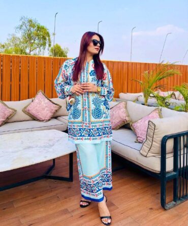 Pehnava Style Pure Natural Crepe With Digital Print Co-Ord Set