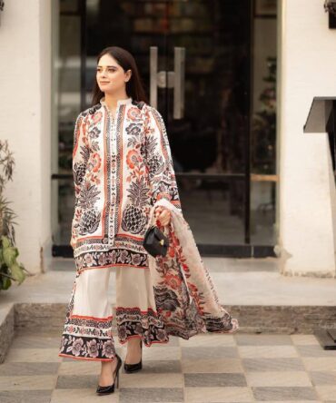 Pehnava Style Pure Natural Crepe With Digital Print Co-Ord Set