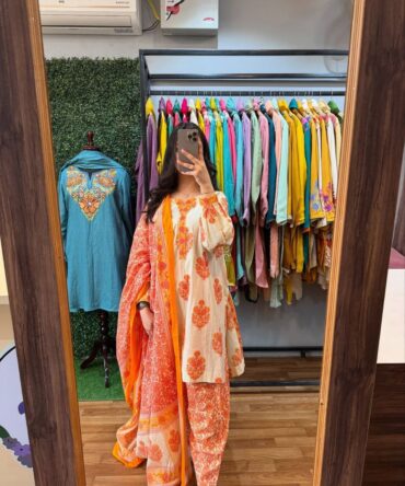 Pehnava Style Pure Muslin Cotton With Digital Print Kurta Farshi Palazzo With Dupatta