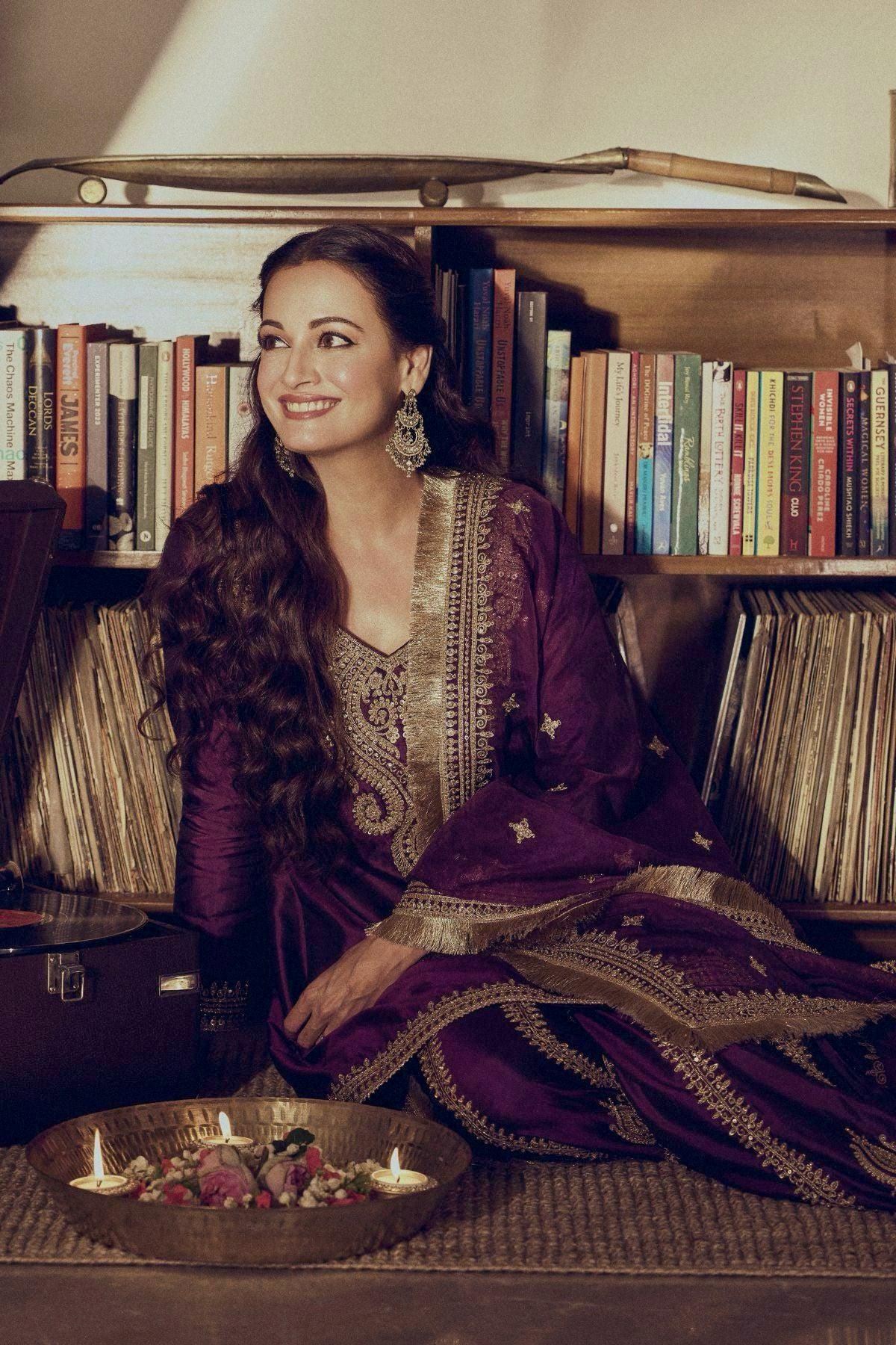 ENHANCE THE BEAUTY OF YOUR WARDROBE WITH THIS NEWLY LAUNCHED FLAIRED KURTI-PLAZZO SET - Image 3