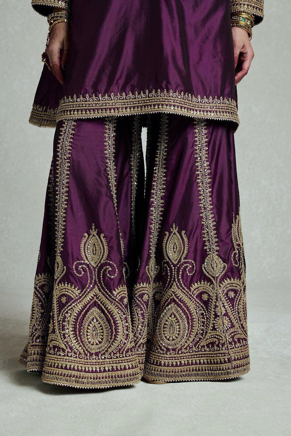 ENHANCE THE BEAUTY OF YOUR WARDROBE WITH THIS NEWLY LAUNCHED FLAIRED KURTI-PLAZZO SET - Image 4