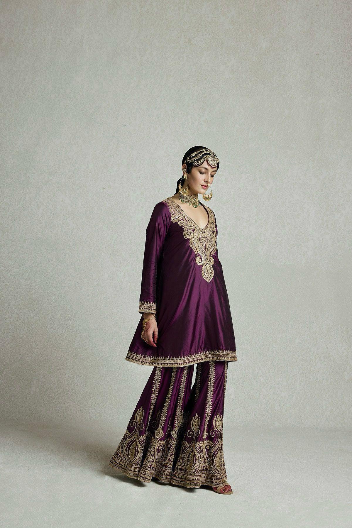 ENHANCE THE BEAUTY OF YOUR WARDROBE WITH THIS NEWLY LAUNCHED FLAIRED KURTI-PLAZZO SET - Image 6